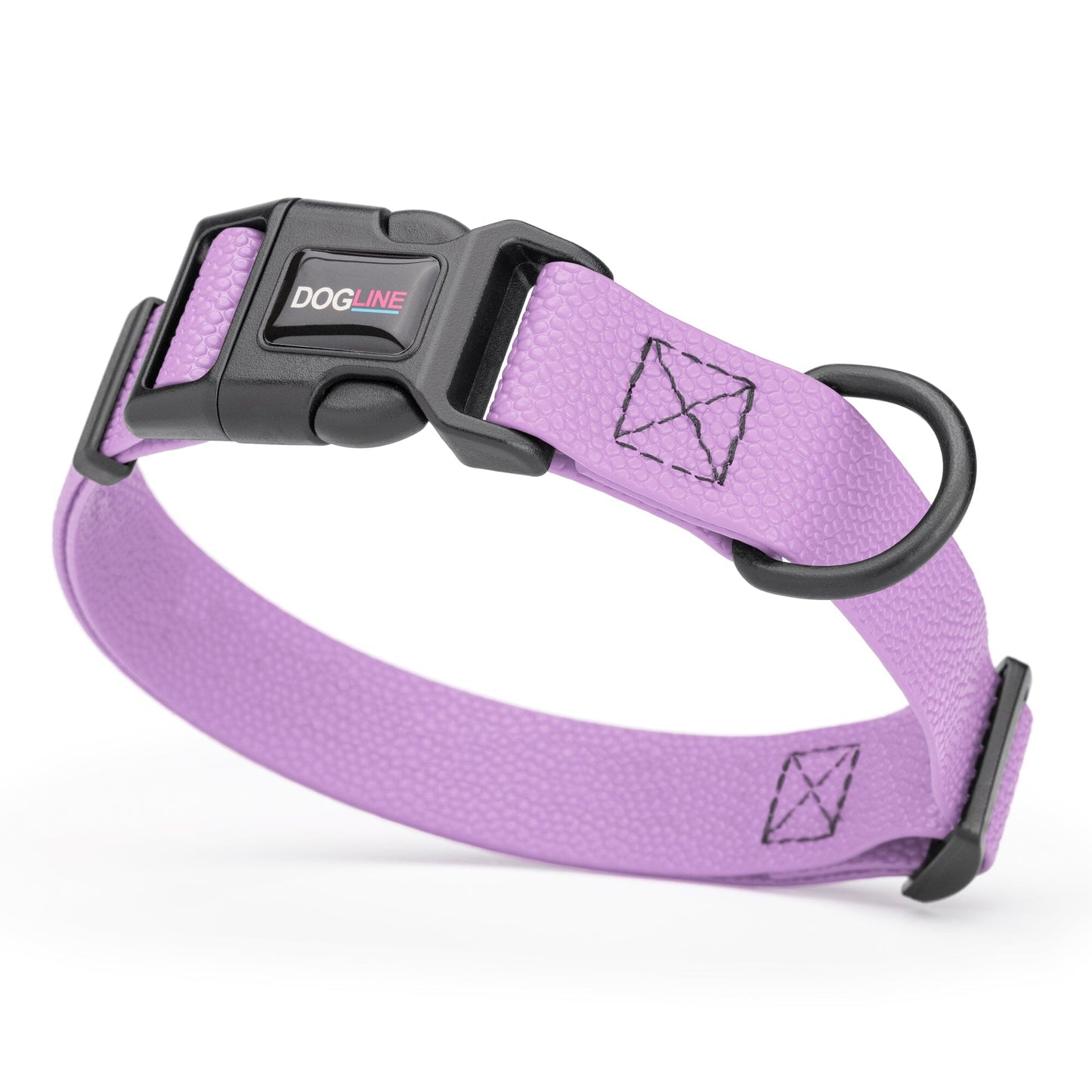 Pebble Emboss Biothane Dog Collar with Quick Release Buckle
