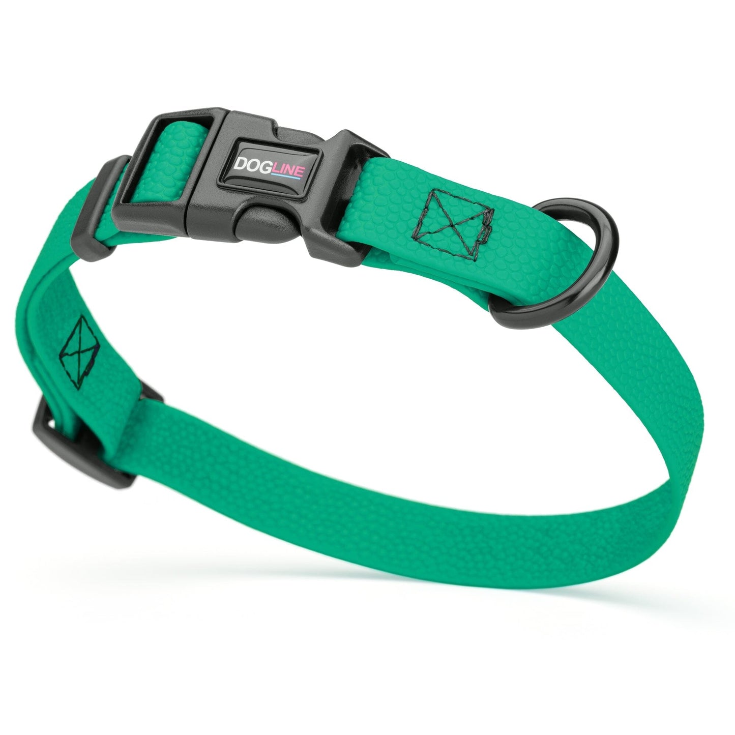 Pebble Emboss Biothane Dog Collar with Quick Release Buckle