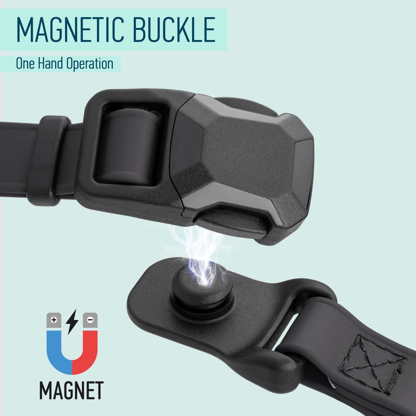 Magnetic Buckle Dog Collar