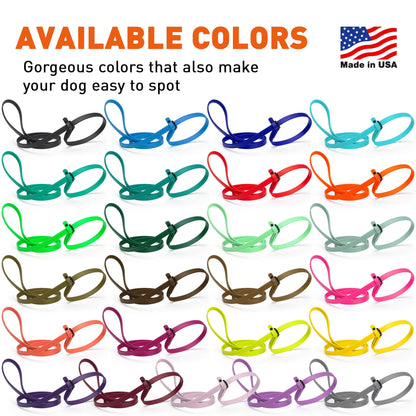 Biothane Slip Lead for Dogs, 5 ft and 7 ft